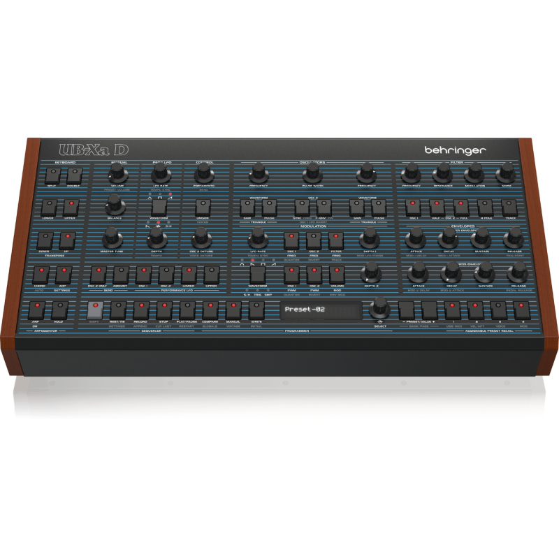 Behringer UB-Xa D - Syntezator analogowy - 3 - Syntezatory - Klasyczny, analogowy, 16-głosowy, wielogłosowy, polifoniczny syntez