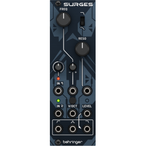 Behringer SURGES filtr wielomodowy dla Eurorack - 1 - Moduły syntezatora - Sterowany napięciowo filtr wielomodowy Behringer Surg