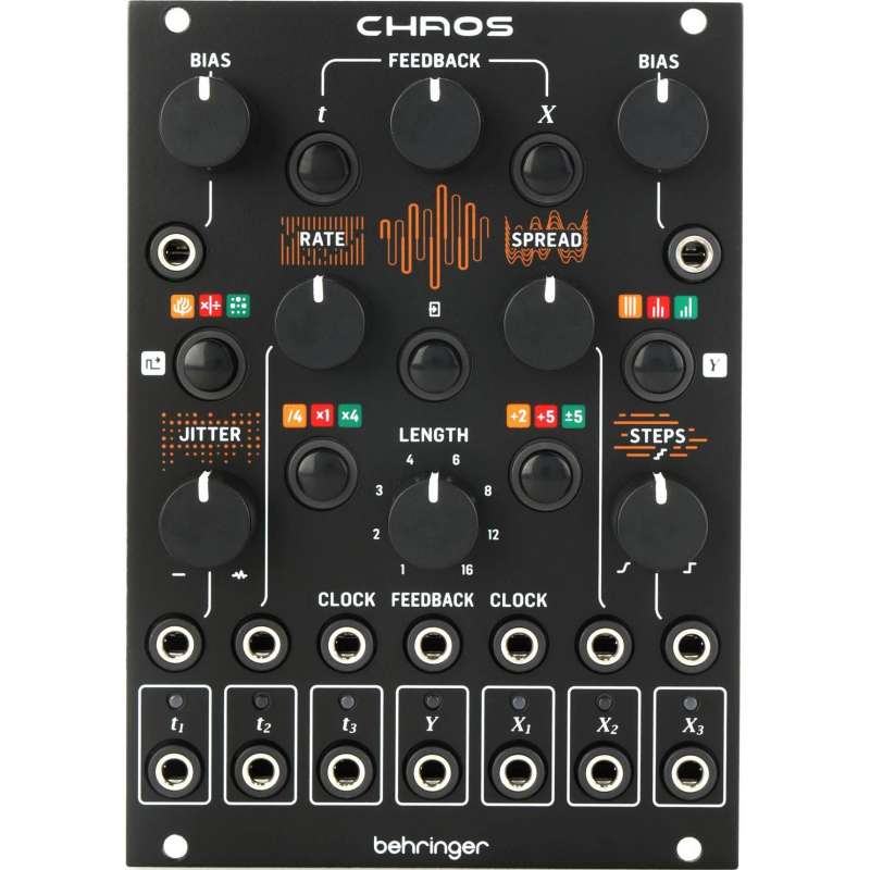 Behringer CHAOS Moduł syntezatora modularnego - 1 - Moduły syntezatora - Analogowy sampler do tworzenia losowych przebiegów, w f