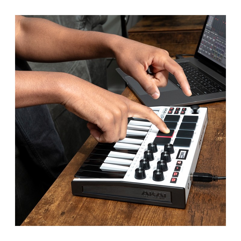Akai MPK MINI 3 WHITE - Mini klawiatura sterująca