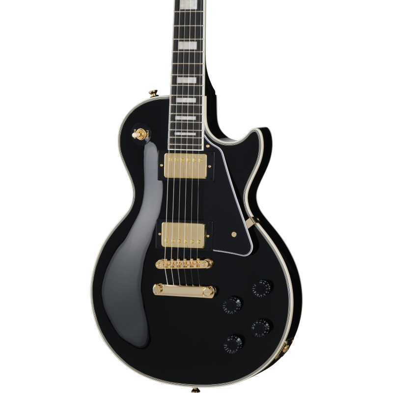Epiphone Les Paul Custom Ebony gitara elektryczna + pokrowiec - 5 - Gitary elektryczne - Autorską wersję Les Paul Custom Ebony (