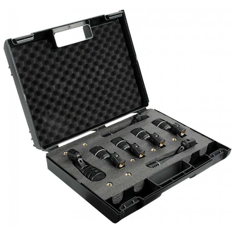 DAP Audio DK-7 - zestaw mikrofonów instrumentalnych - 1 - Zestawy mikrofonowe - DAP Audio DK-7 to mikrofon instrumentalny o prec