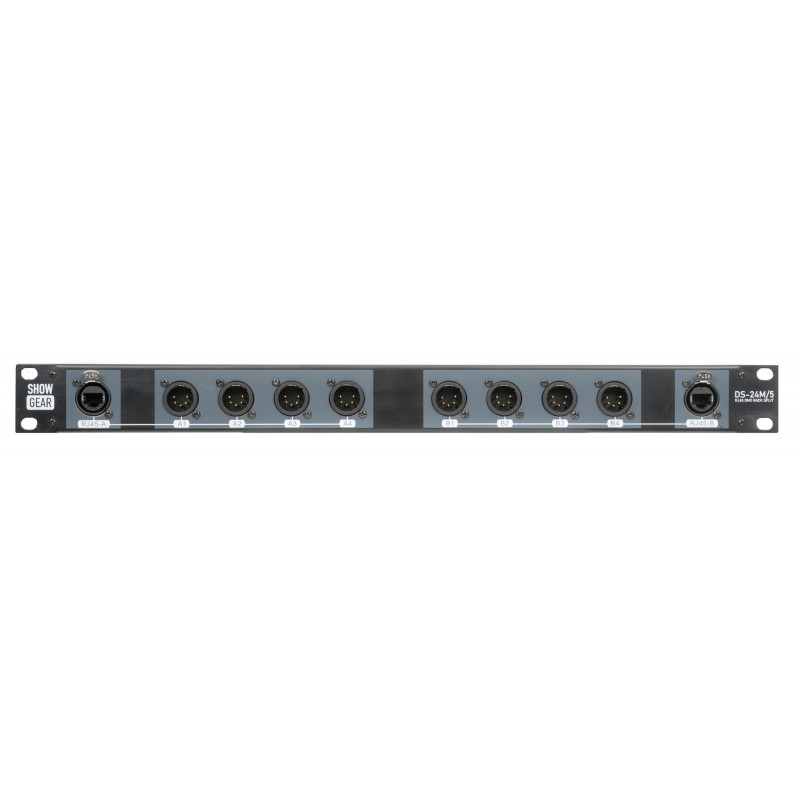Showgear DS-24M/5 DMX Rack Split - 1 - Splittery DMX - Showgear DS-24M/5 DMX Rack Split