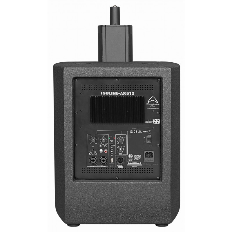 Wharfedale ISOLINE AX510 BLACK Aktywny zestaw nagłośnieniowy 850W - 10 - Systemy słupkowe - Wharfedale ISOLINE AX510 BLACK Aktyw