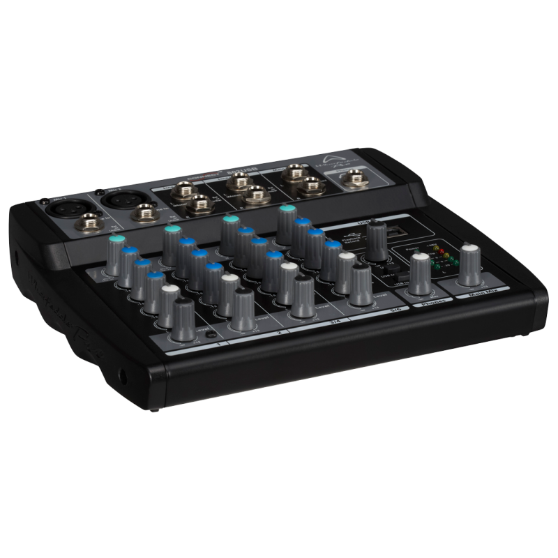 Wharfedale CONNECT 802 USB Mikser analogowy audio, EQ, USB - 1 - Miksery analogowe - Wharfedale Pro CONNECT 802 USB kompaktowy u
