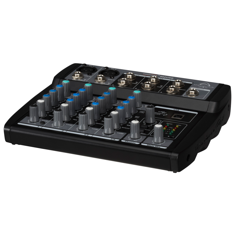 Wharfedale CONNECT 802 USB Mikser analogowy audio, EQ, USB - 4 - Miksery analogowe - Wharfedale Pro CONNECT 802 USB kompaktowy u