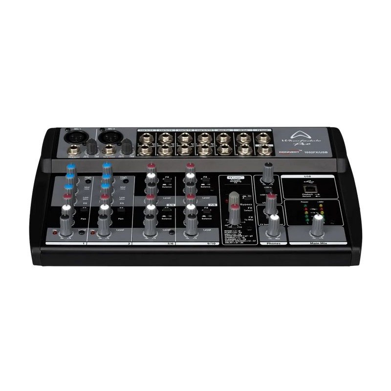 Wharfedale CONNECT 1002 FX/USB Mikser analogowy audio, EQ, FX, USB - 2 - Miksery analogowe - Dzięki wbudowanemu interfejsowi aud