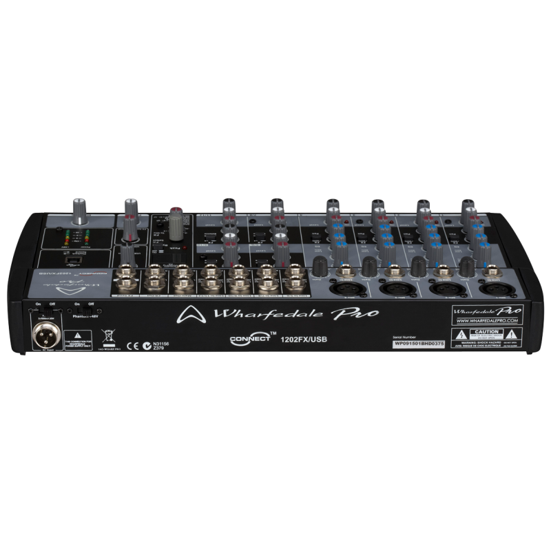 Wharfedale CONNECT 1202 FX/USB Mikser analogowy audio, EQ, FX, USB - 5 - Miksery analogowe - Wharfedale Pro Connect 1202 FX to w