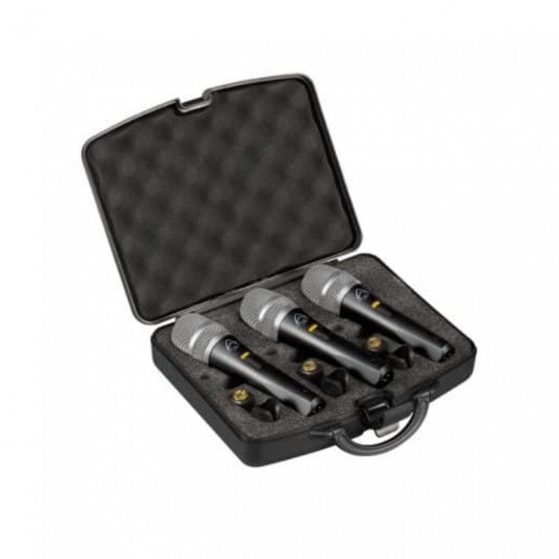 Wharfedale DM-57 3-PACK Zestaw trzech mikrofonów dynamicznych z wyłącznikiem - 1 - Mikrofony dynamiczne - WHARFEDALE DM-57 3-PAC
