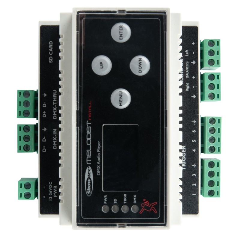 Showtec Melodist Install - Odtwarzacz WAV z możliwością sterowania DMX