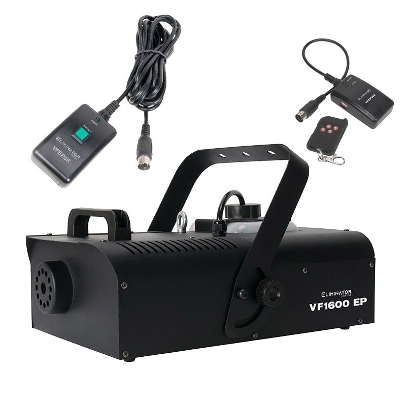 Eliminator VF 1600 EP - wytwornica dymu z pilotem bezprzewodowym - 1 - Wytwornice dymu - Maszyna do dymu VF1300 EP pozwala oświe