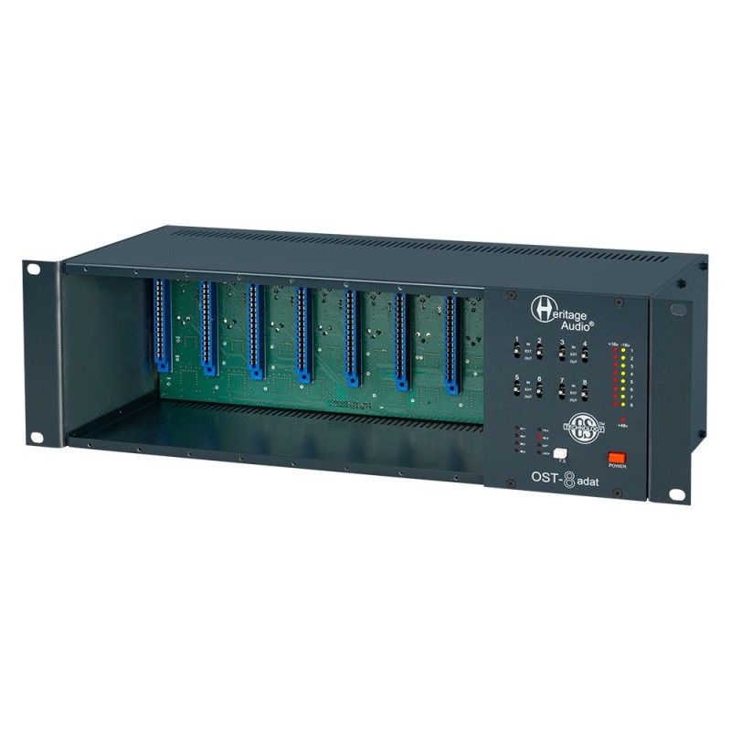 Heritage Audio OST-8 ADAT - Obudowa rack dla modułów serii 500 z wyjściem ADAT