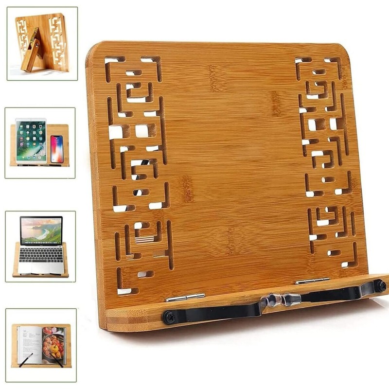 DNA WP1 - Drewniany pulpit do nut z zaciskami