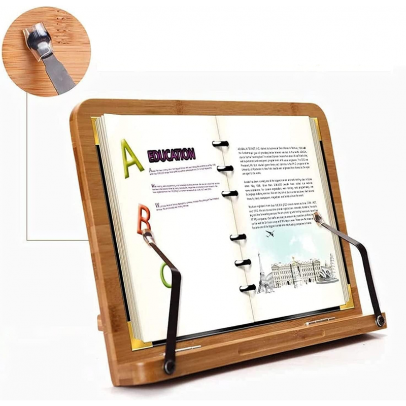 DNA WP1 - Drewniany pulpit do nut z zaciskami