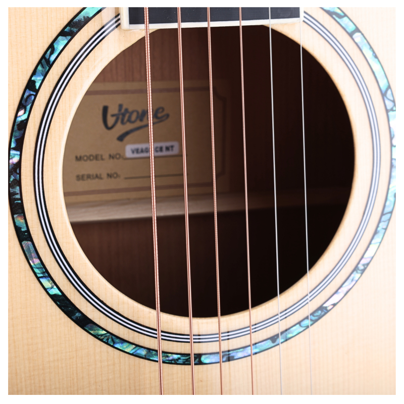 V-Tone VEAG1 CE NT - Gitara elektroakustyczna 4/4 Dreadnought Cutaway