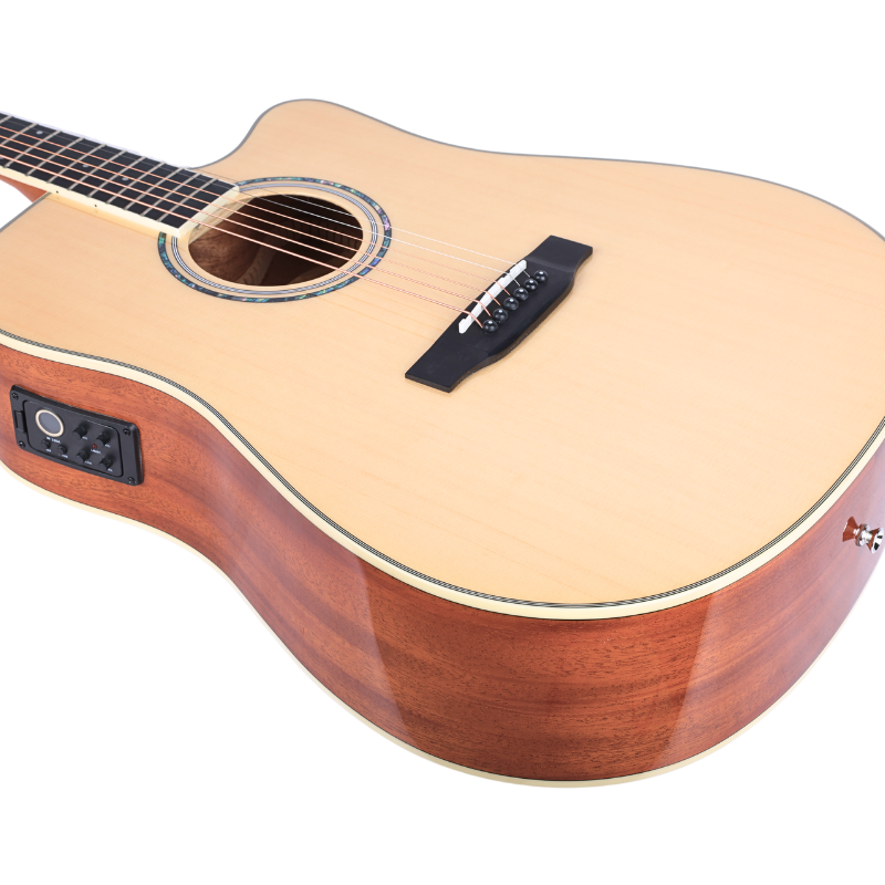 V-Tone VEAG1 CE NT - Gitara elektroakustyczna 4/4 Dreadnought Cutaway