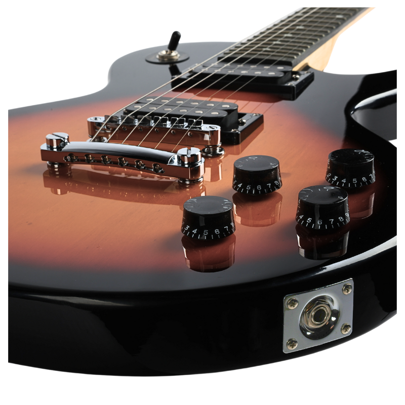 V-Tone ESLP39 SB - Gitara elektryczna 4/4 Les Paul 34" HH + wzmacniacz gitarowy