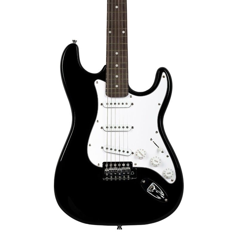 V-Tone ESST39 BK - Gitara elektryczna 4/4 Stratocaster 39" SSS + wzmacniacz gitarowy