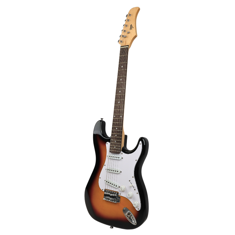 V-Tone ESST39 SB - Gitara elektryczna 4/4 Stratocaster 39" SSS + wzmacniacz gitarowy