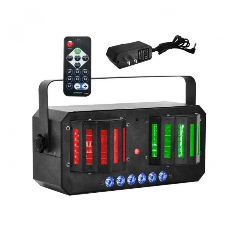 LIGHT4ME Derby MIX Strobo Laser - multiefekt LED