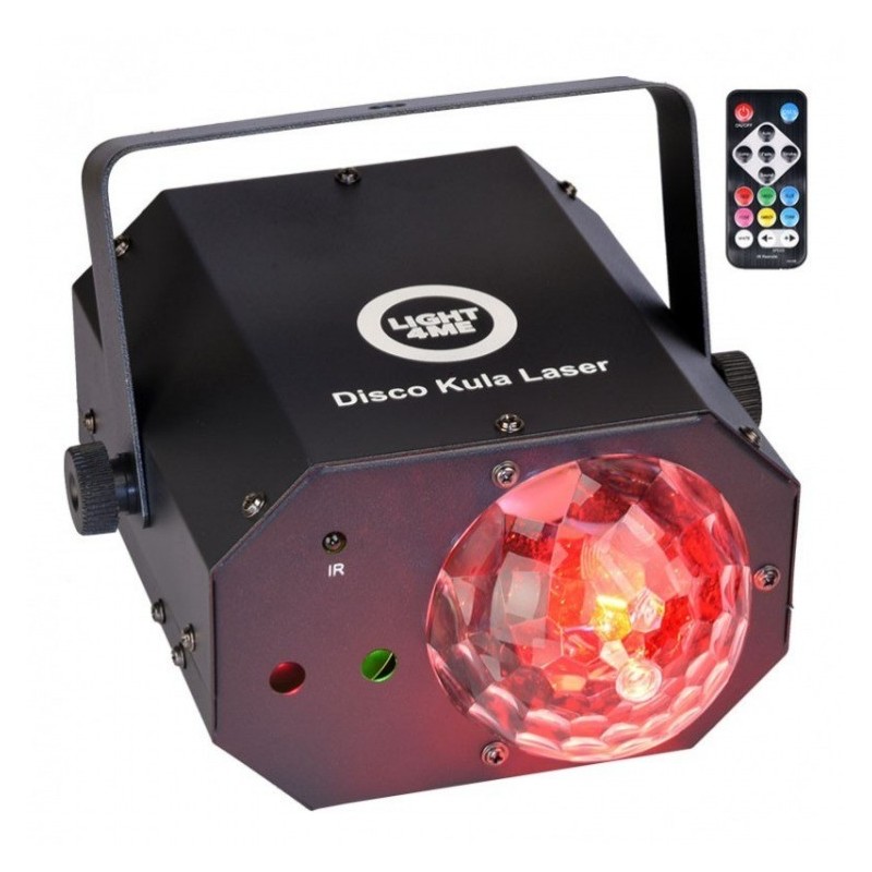 LIGHT4ME Disco Kula Laser - multiefekt świetlny LED