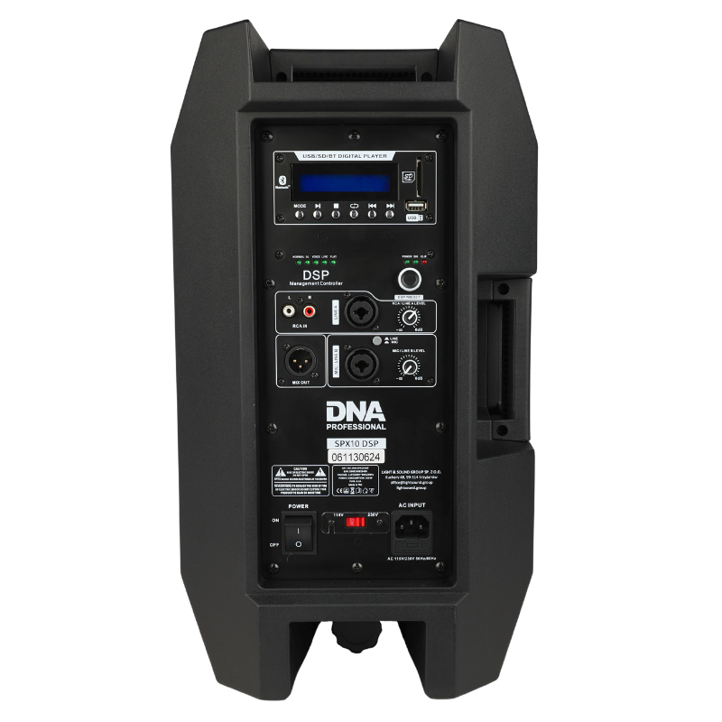 DNA SPX10 DSP - Kolumna aktywna 10" 250W RMS Bluetooth