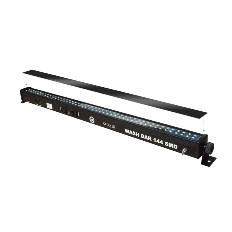 Light4Me WASH BAR 144 SMD PLEXI BK - Plexi do listwy belki