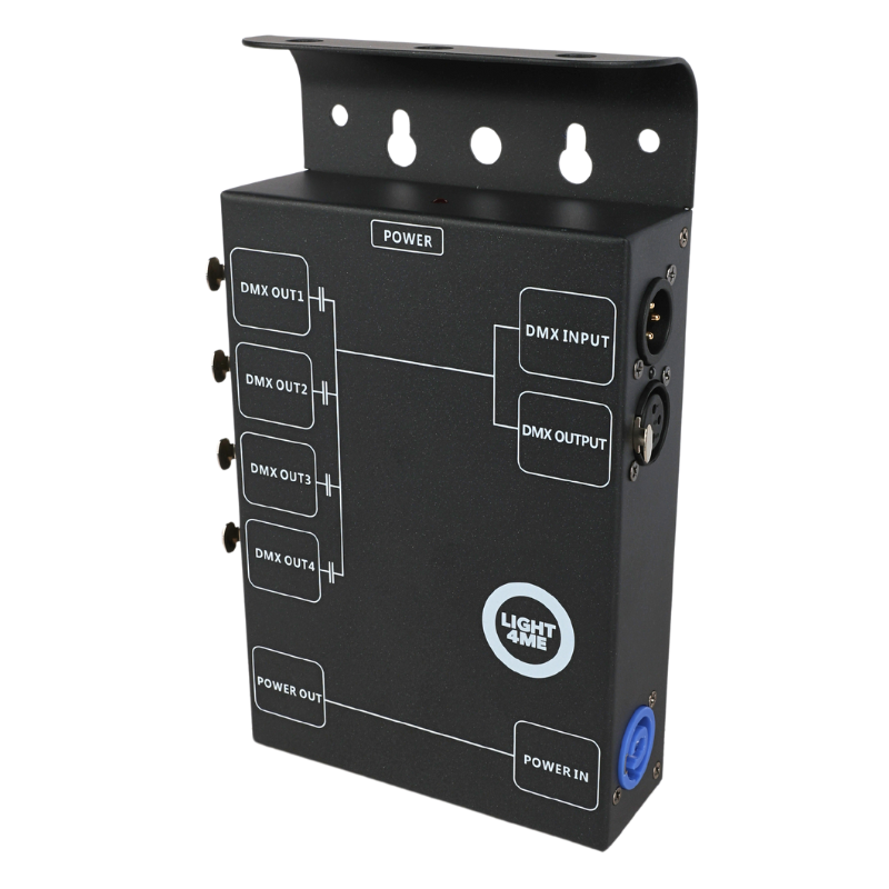 Light4Me XSPLIT 4 - Rozdzielacz sygnału DMX splitter