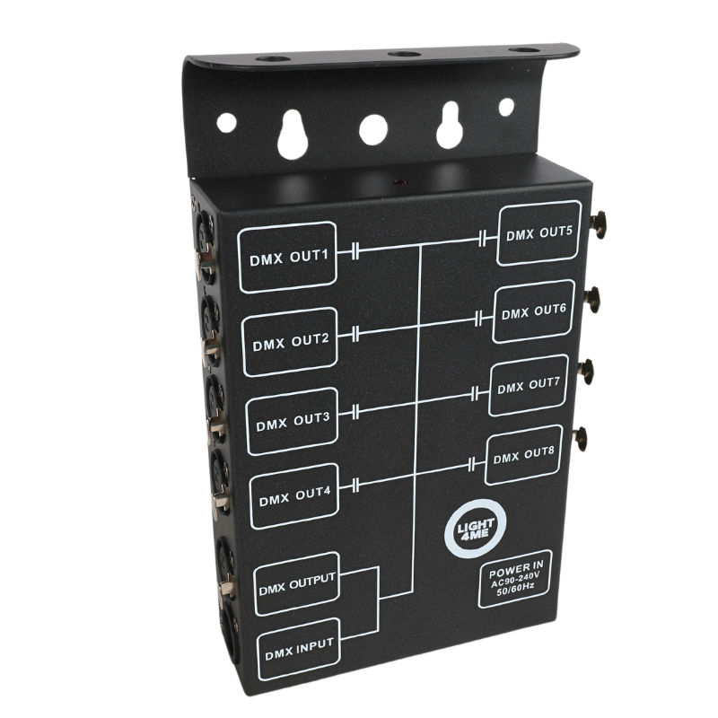 Light4Me XSPLIT 8 - Rozdzielacz sygnału DMX splitter