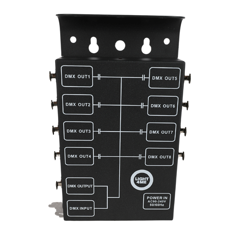 Light4Me XSPLIT 8 - Rozdzielacz sygnału DMX splitter