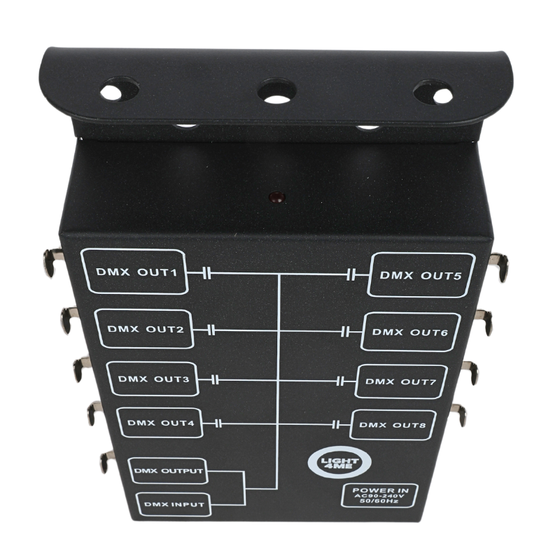 Light4Me XSPLIT 8 - Rozdzielacz sygnału DMX splitter