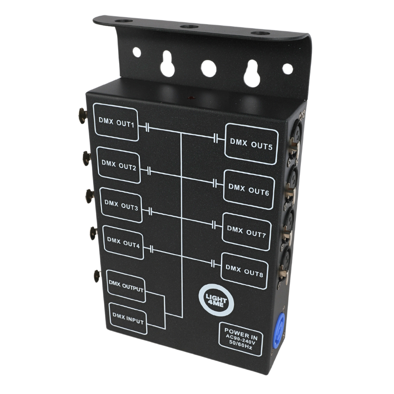 Light4Me XSPLIT 8 - Rozdzielacz sygnału DMX splitter