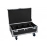 Roadinger Flightcase 6x AKKU UP-4 QCL Spot QuickDMX MK2 - Skrzynia transportowa