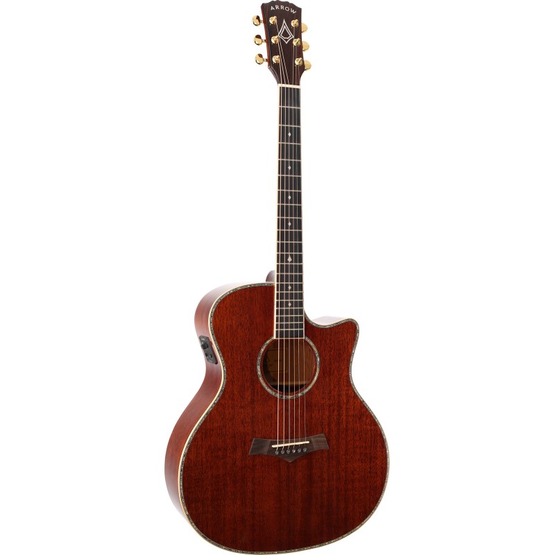 Arrow Platinum Elite A CE MH/MH Mahogany/Mahogany gitara elektroakustyczna