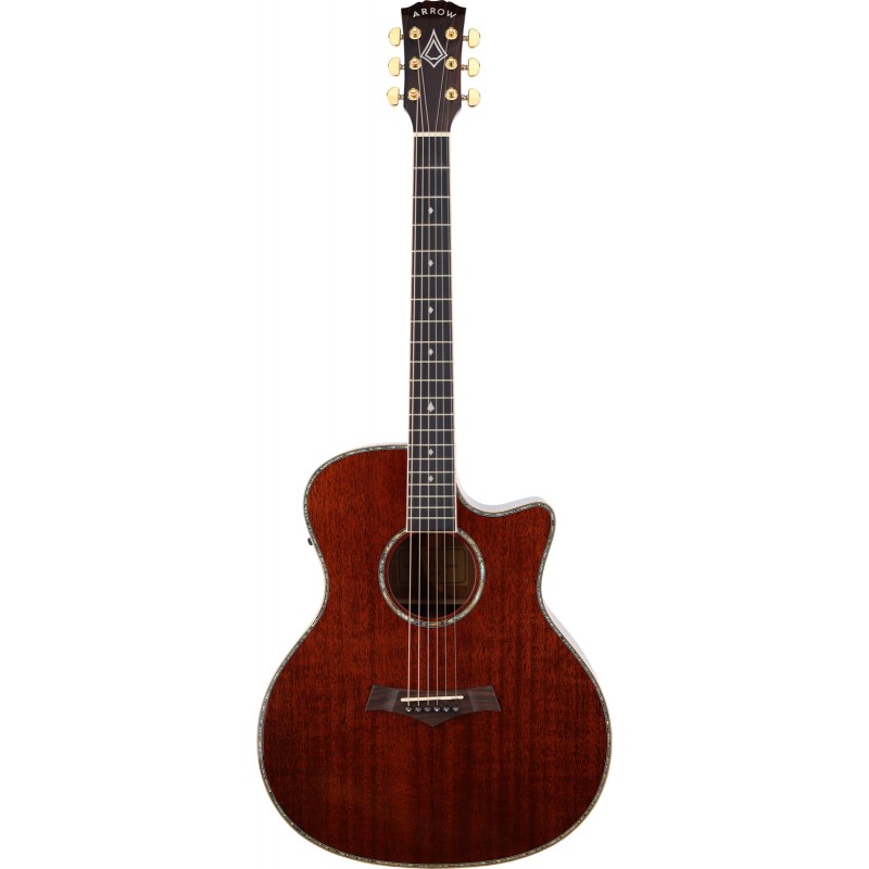 Arrow Platinum Elite A CE MH/MH Mahogany/Mahogany gitara elektroakustyczna