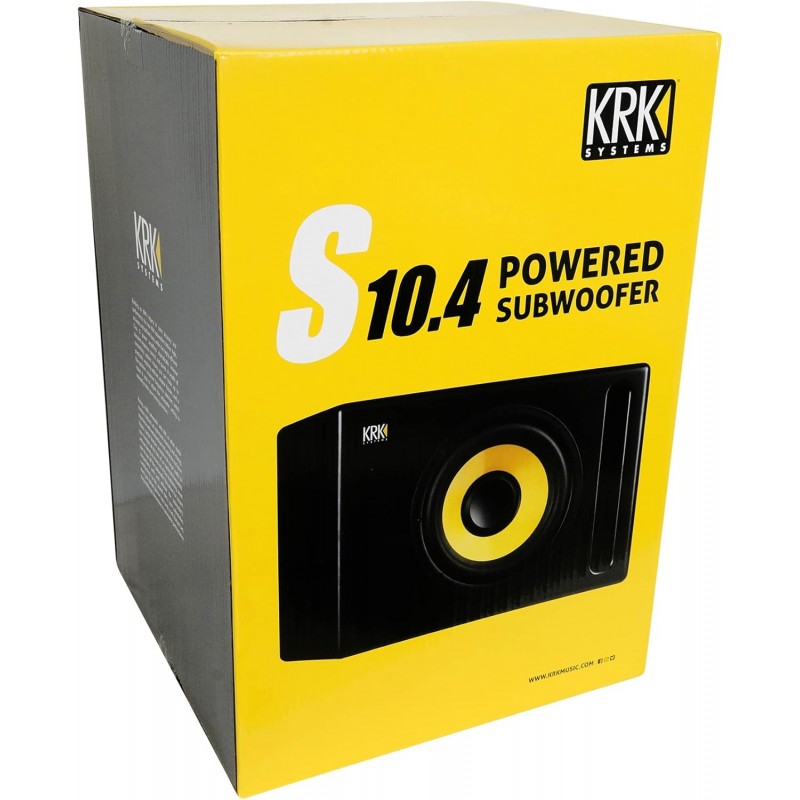 KRK SUB S10.4 - subwoofer studyjny - 4 - Niskotonowe studyjne - KRK SUB S10.4 to subwoofer, który pozwala uzyskać niesamowicie m