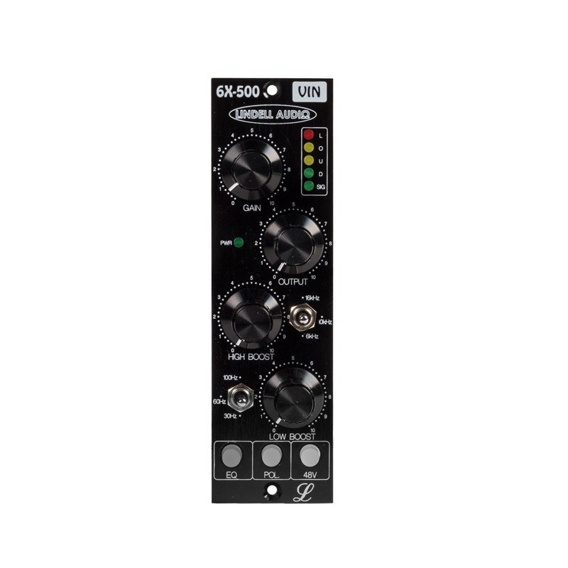 Lindell Audio 6X-500 – Preamp mikrofonowy z EQ