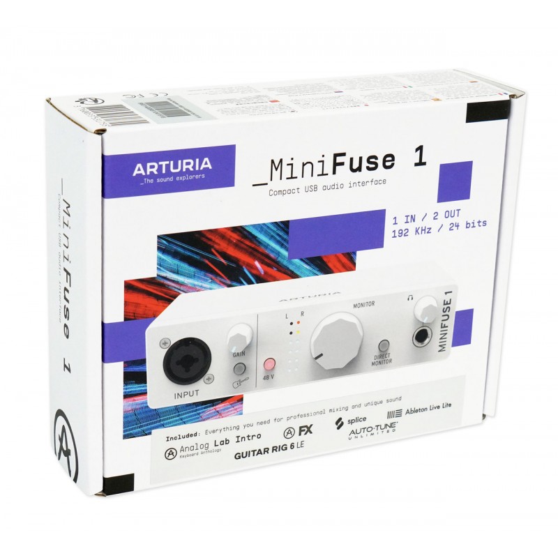 Arturia MiniFuse 1 WH - interfejs audio / Bezpłatne wsparcie techniczne - 4 - Interfejsy audio - Odkryj pełnię możliwości nagryw