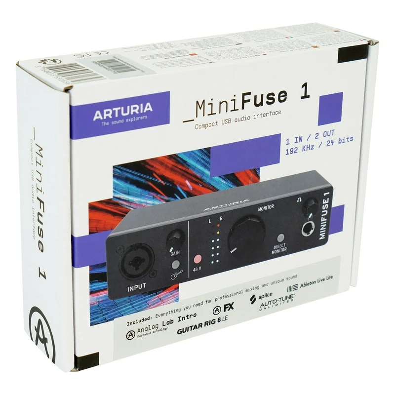 Arturia MiniFuse 1 BK - interfejs audio / Bezpłatne wsparcie techniczne - 6 - Interfejsy audio - Arturia MiniFuse 1 Black - komp