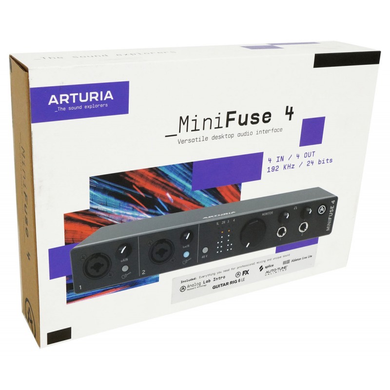 Arturia MiniFuse 4 Black - Interfejs Audio / Bezpłatne wsparcie techniczne - 6 - Interfejsy audio - Interfejs audio Arturia Mini