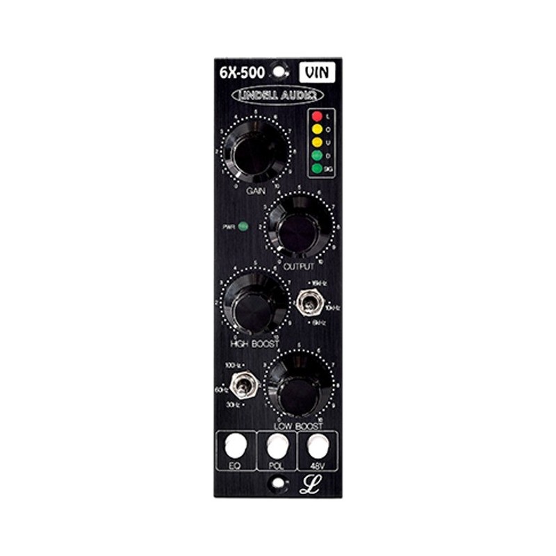 Lindell Audio 6X-500VIN – Preamp mikrofonowy z EQ