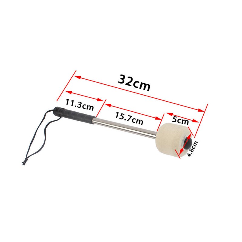Kera Audio B20 Pałka do bębna - 5 - Pałki perkusyjne - Pałka do bębna Kera Audio B20, materiał rękojeść drewniana, wymiary bijak