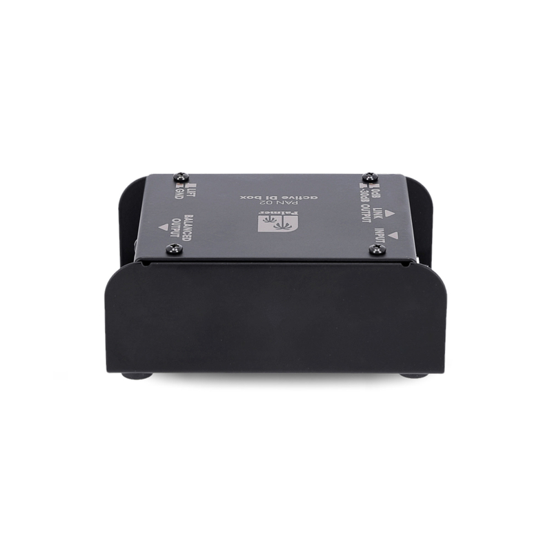 Palmer PAN 02 - DI-Box - 3 - Diboxy - Standardowy aktywny DI-Box Zasilanie mozliwe za pomoca baterii 9 V lub zasilania phantom 4