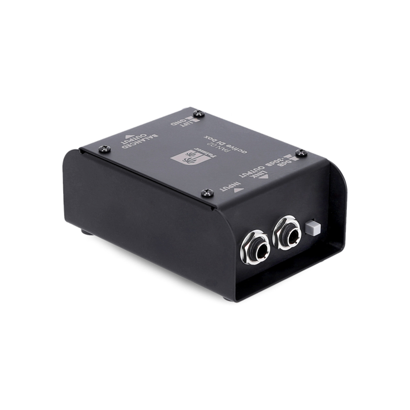Palmer PAN 02 - DI-Box - 5 - Diboxy - Standardowy aktywny DI-Box Zasilanie mozliwe za pomoca baterii 9 V lub zasilania phantom 4