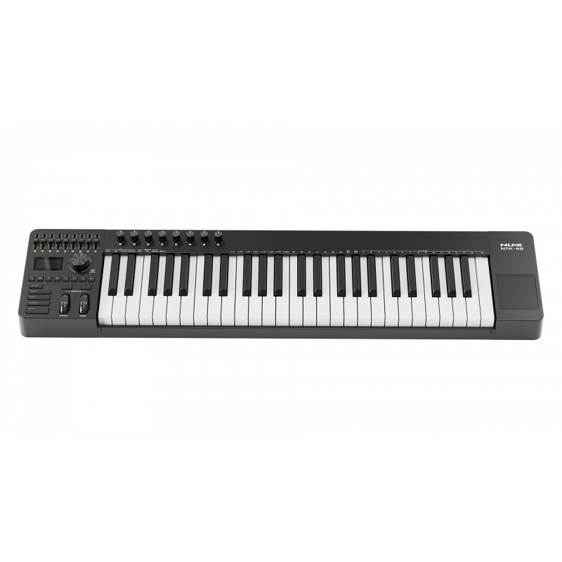 NUX NTK-49 Klawiatura sterująca MIDI USB - 2 - Klawiatury, Kontrolery MIDI - NUX NTK-49 to kontroler MIDI wyposażony w 49 klawis