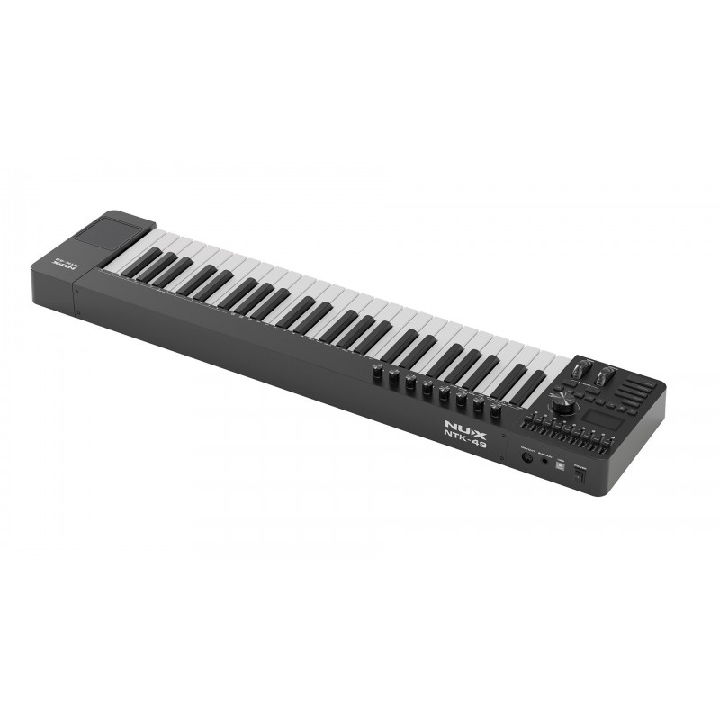 NUX NTK-49 Klawiatura sterująca MIDI USB - 5 - Klawiatury, Kontrolery MIDI - NUX NTK-49 to kontroler MIDI wyposażony w 49 klawis