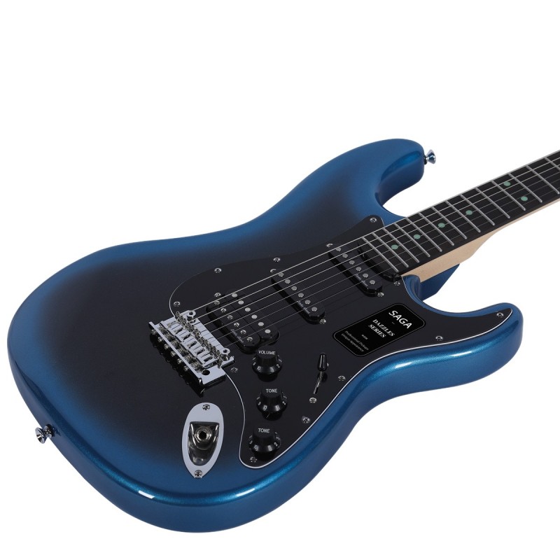 SAGA Dazzles Dark Night Blue - Gitara elektryczna