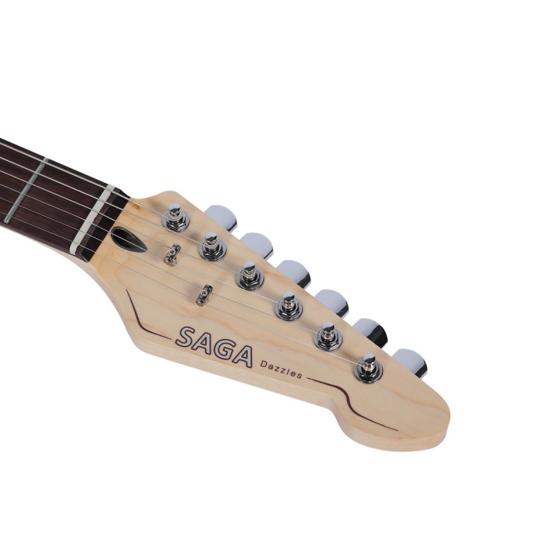 SAGA Dazzles Mercury Gray - Gitara elektryczna