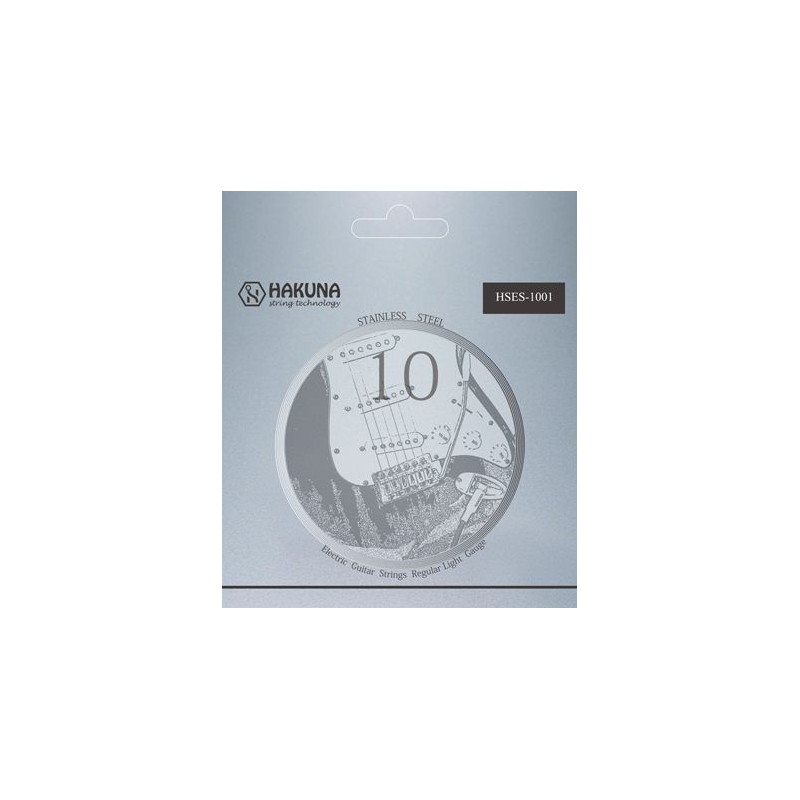 Hakuna HSES-1001 - Struny do gitary elektrycznej