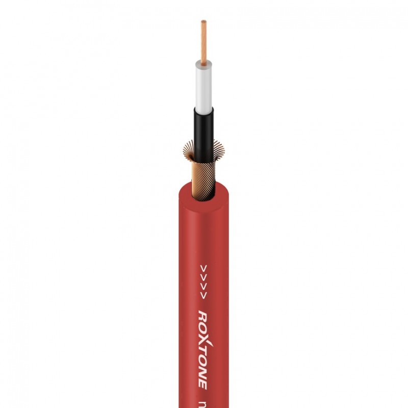 Roxtone GC010-100m-RD - Kabel instrumentalny - na metry